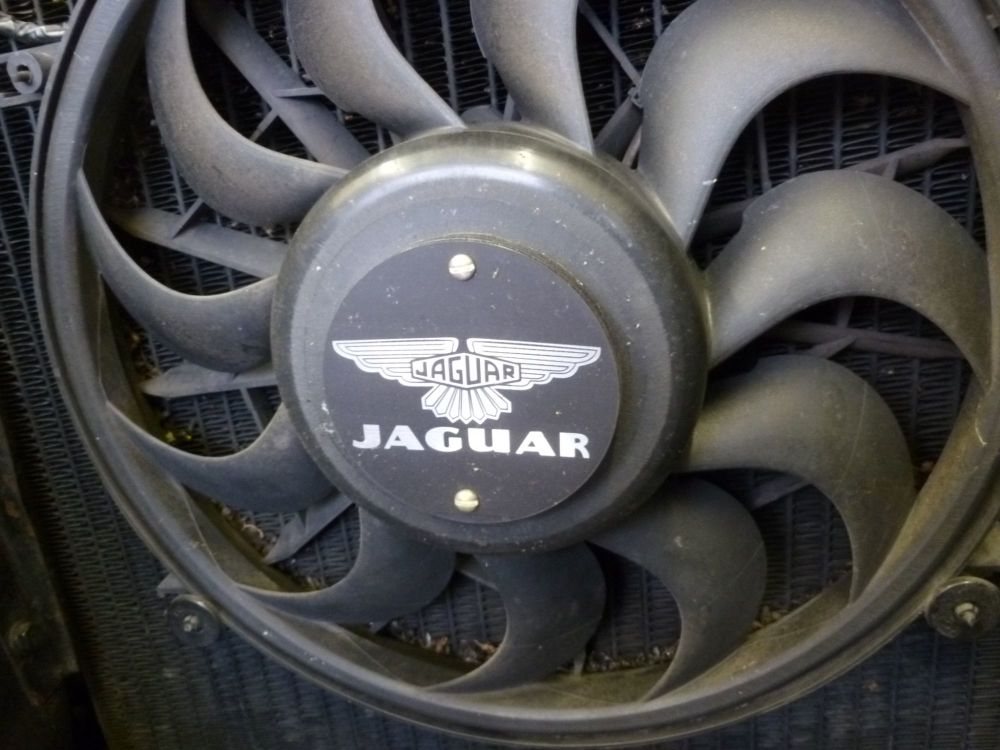 Jaguar 50's & 60's style Laser Cut Self Adhesive circular Car Badge. 80mm