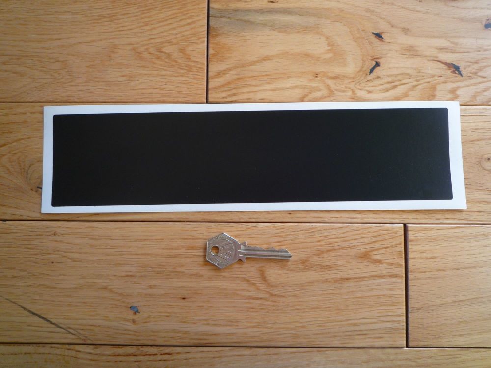 Straight Stick on Number Plate Background - 300mm x 70mm