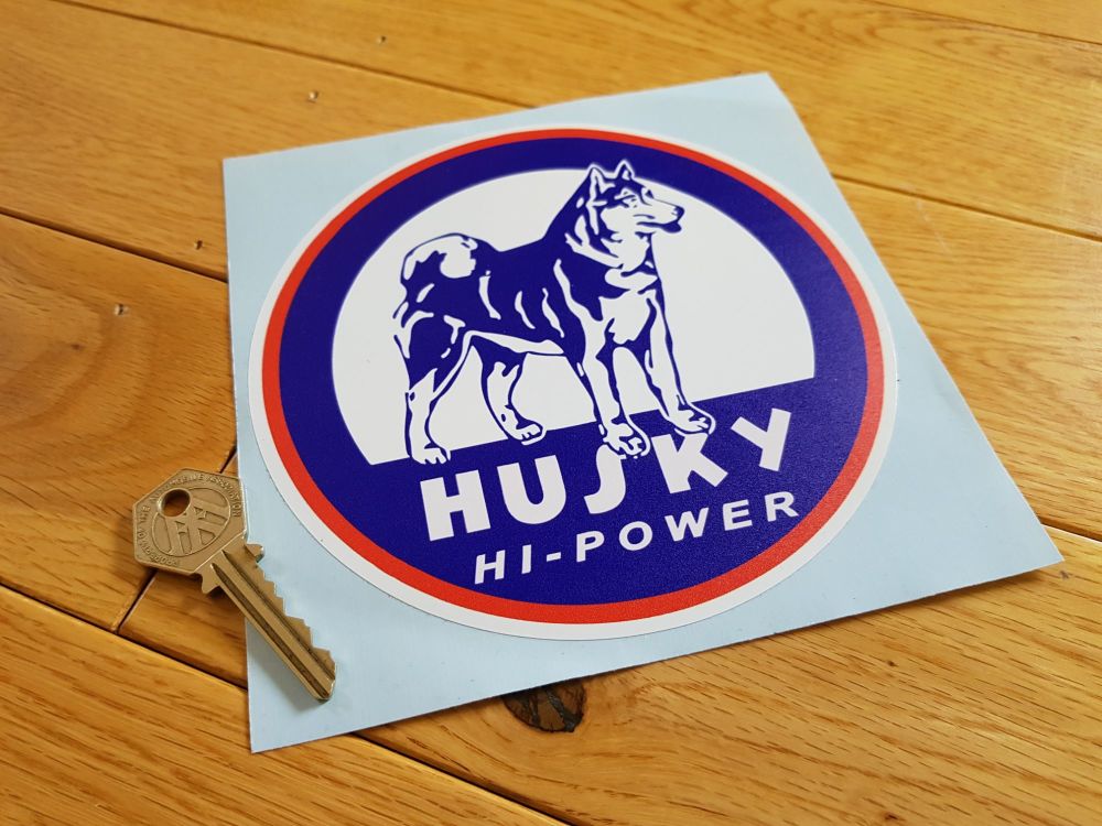 Husky Hi-Power Circular Sticker. 6