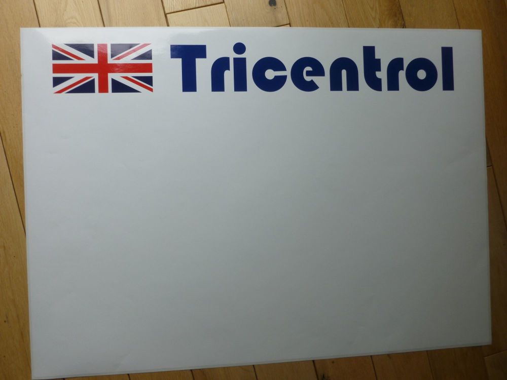 Tricentrol Plain Style Rally Door Panel Stickers. 27.5" Pair.
