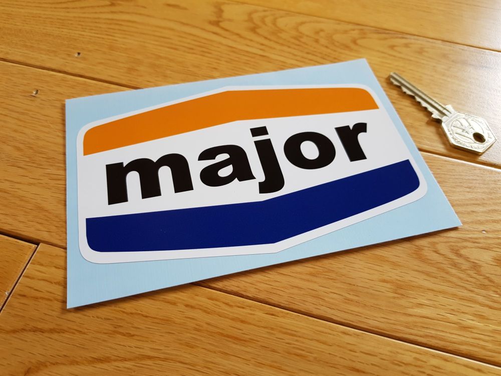 Major Petrol Logo Sticker. 6