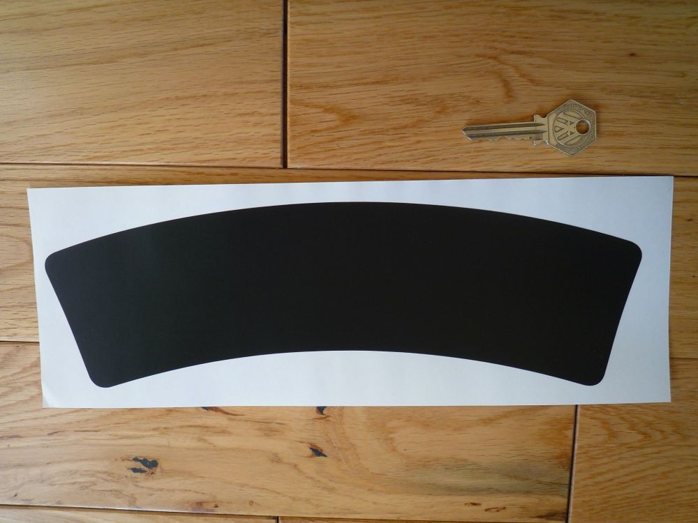 Curved Stick on Number Plate Background - 295mm x 74mm
