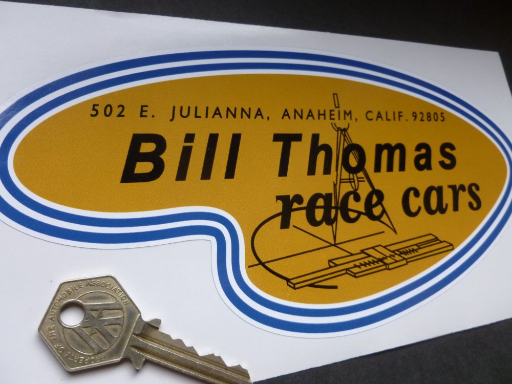Bill Thomas Race Cars Sticker. 8.5