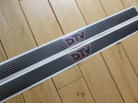 DTV Dealer Team Vauxhall Narrow Kick Plate Protector Stickers. 575mm x 38mm Pair.