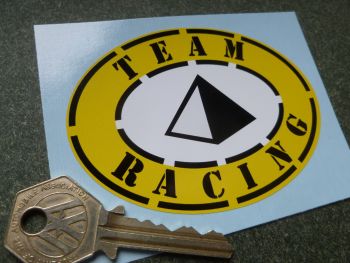 Cibie Team Racing Pyramid Small Oval Sticker. 90mm.