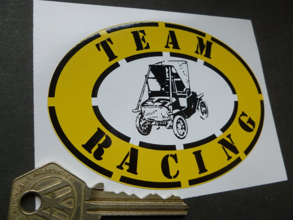Cibie Team Racing  Veteran Car style Oval Sticker. 100mm.