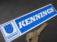 Kennings Dealers Window Sticker. 6".