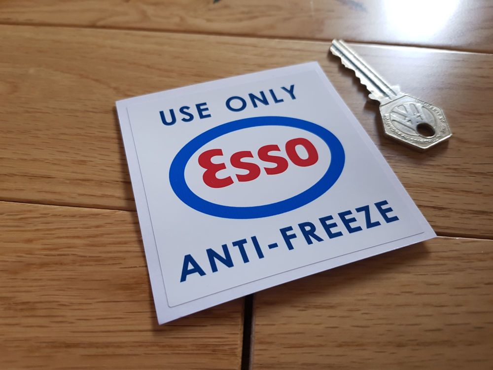 Esso Anti-Freeze Sticker 3"