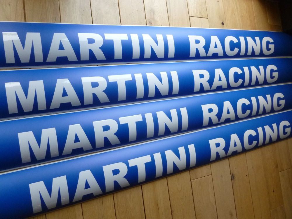 Martini Racing Race & Rally Screen Top Sun strip Visor Sticker.  55"/ 1.4m.