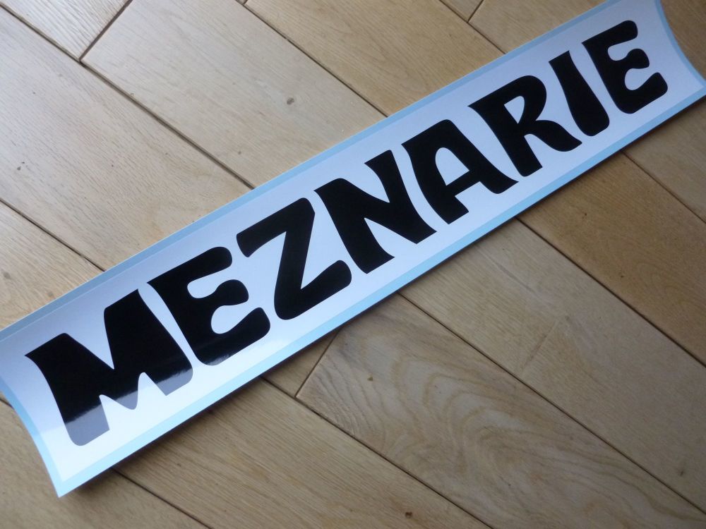 Meznarie Black & White Oblong Sticker 500mm