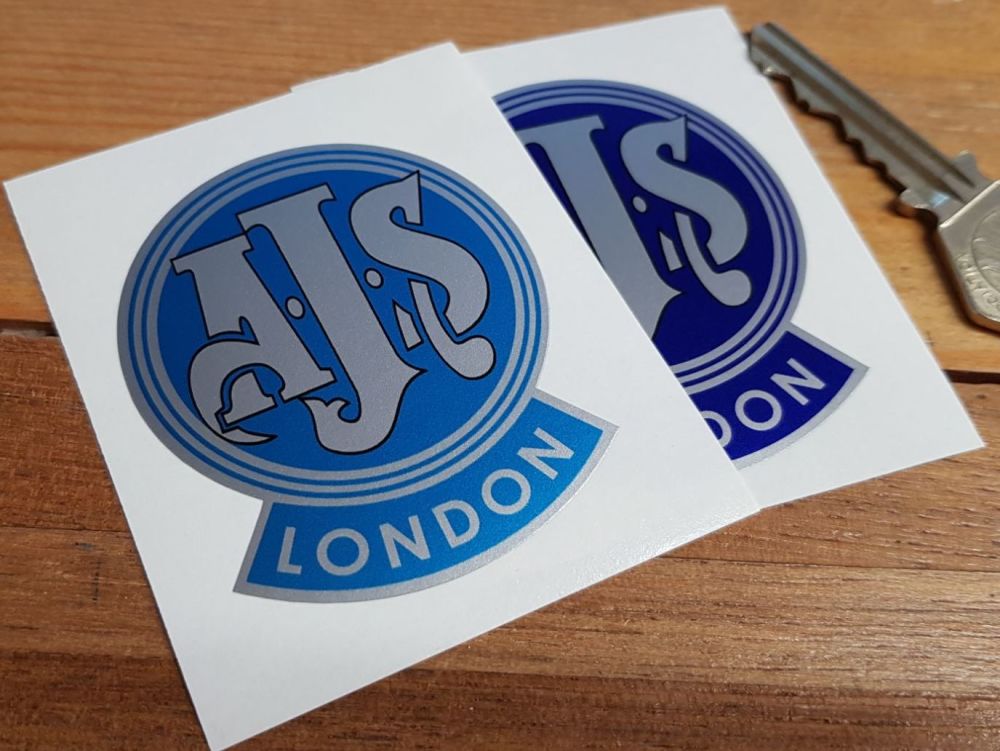 AJS London Mudguard Style Sticker. 2
