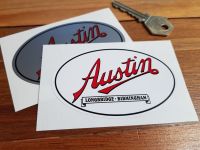Austin Longbridge Birmingham Stickers. 3.75" Pair.