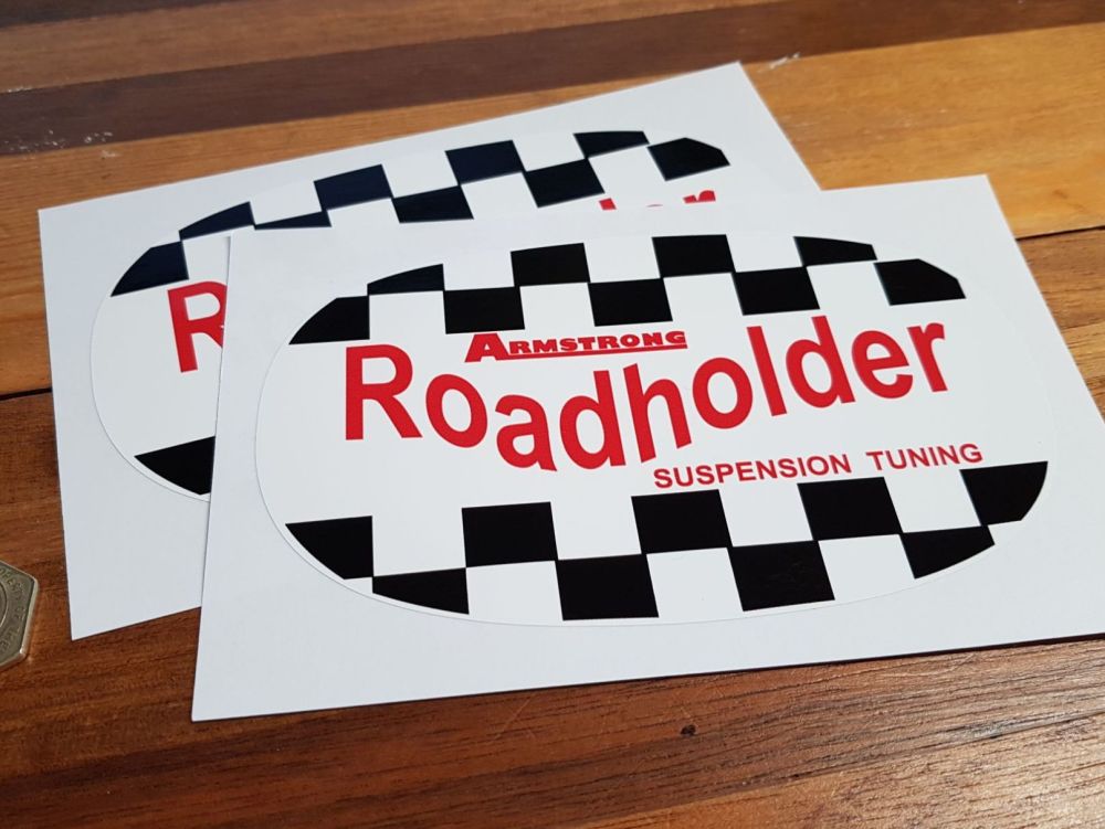 Armstrong Roadholder Suspension Tuning Stickers. 6