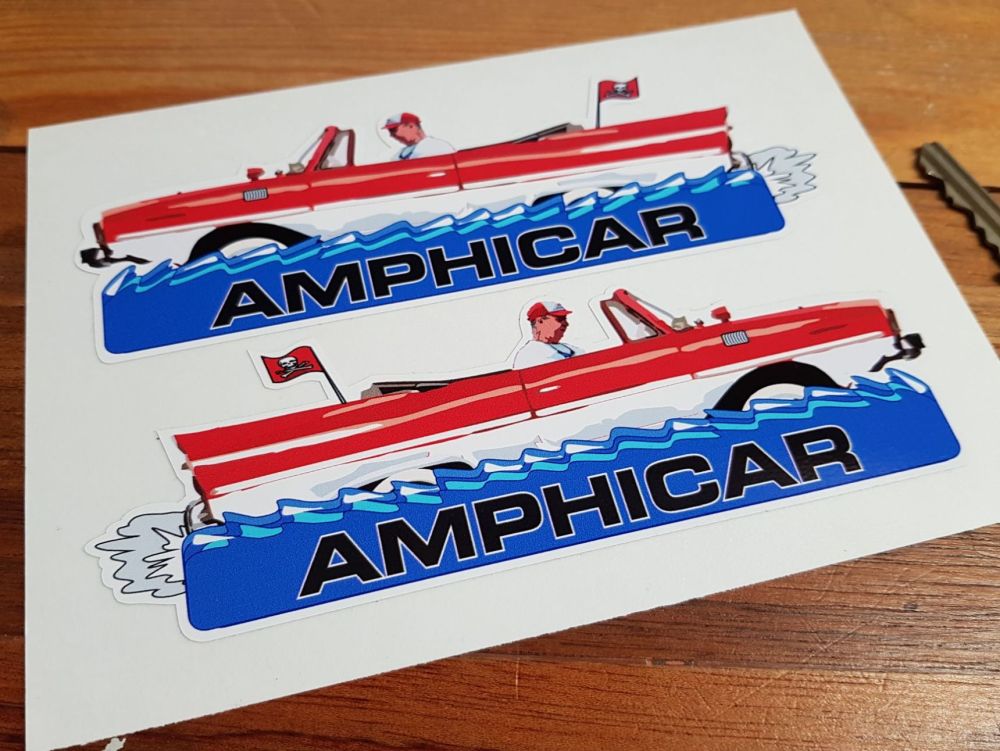 Amphicar Handed Picture Stickers. 6