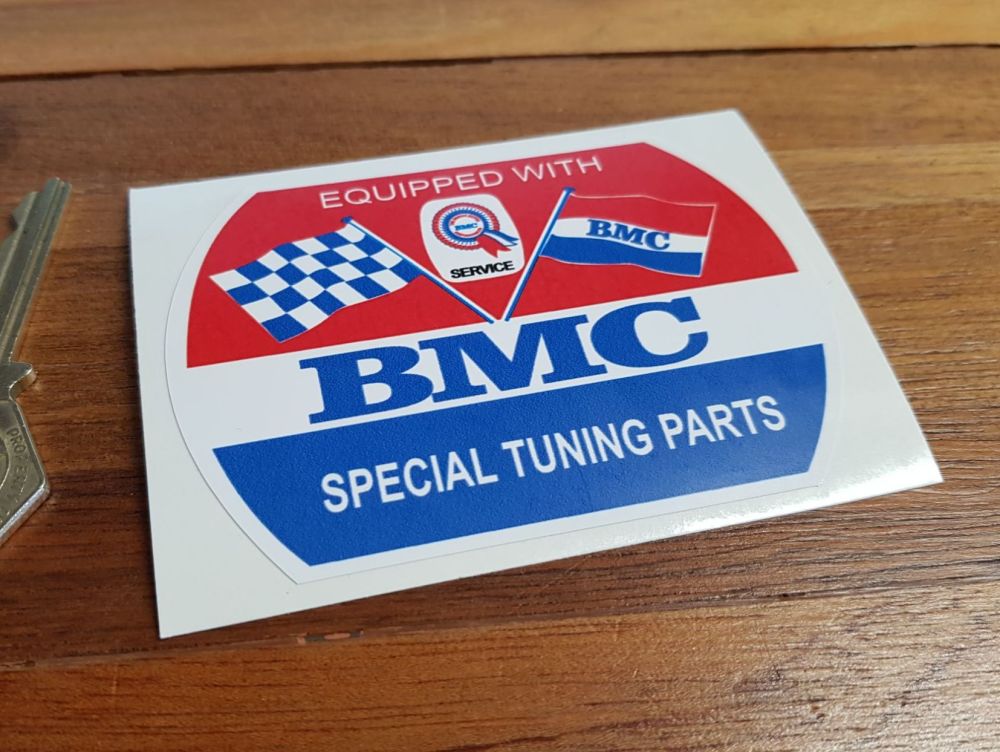 BMC Special Tuning Barrel Static Cling Sticker. 3.5