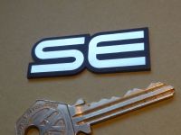 Lotus Esprit style 'SE' Text Laser Cut Self Adhesive Car Badge. 2".