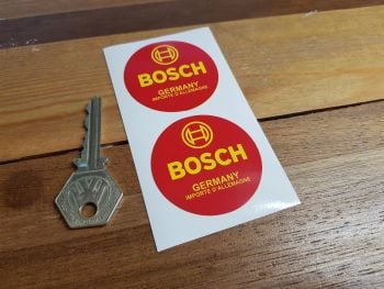 Bosch Germany. Importe D'Allemagne. Circular Stickers. 2" Pair.