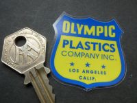 Olympic Plastics Shield Style Window Sticker. 44mm