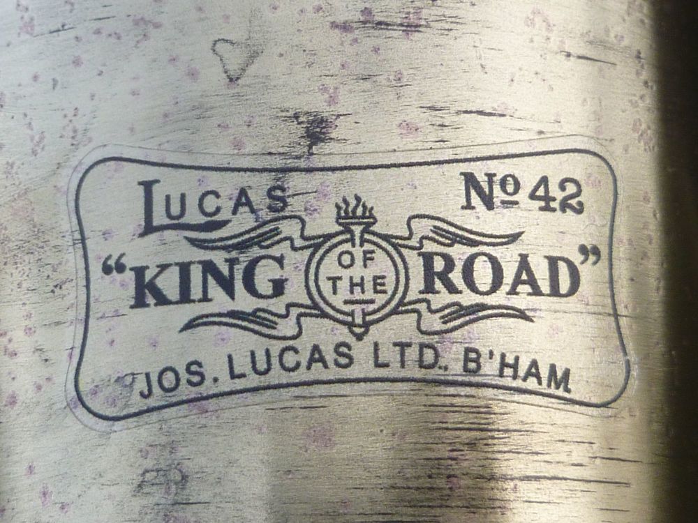 Lucas King of the Road No.42 Sticker. 1.5