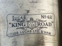 Lucas King of the Road No.42 Sticker. 1.5".
