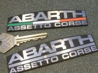 FIAT Abarth Assetto Corse Self Adhesive Car Badge 4"