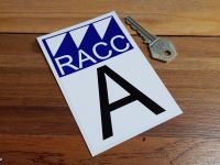 RACC Class A Rally Sticker. 4.5"