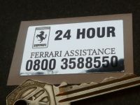 Ferrari 24 Hour Assistance Sticker 2
