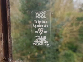 Triplex Laminated Safety Window Sticker 40mm