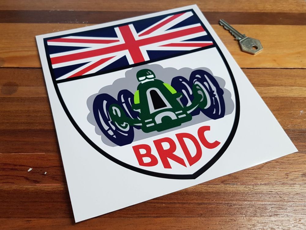 BRDC Shield Shaped Sticker 8