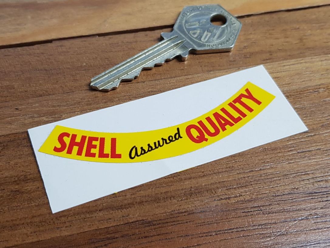 Shell Assured Quality Bottle/Can Sticker 80mm