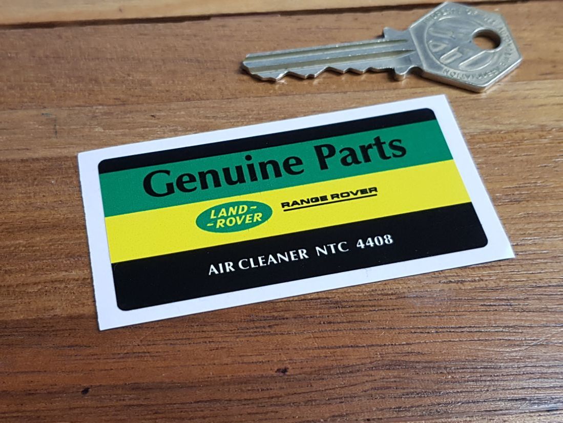 Land Rover Range Rover Air Cleaner NTC 4408 Sticker 3