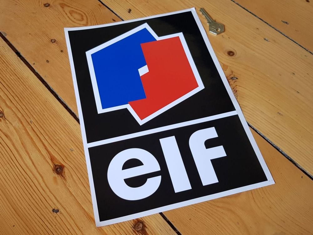 Elf F1 & F2 Style Sticker 12"