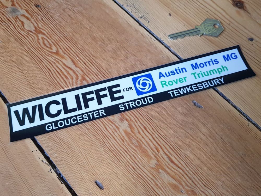 Wicliffe for Leyland Stroud Dealer Sticker 10