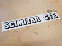 Reliant Scimitar GTC/GTE Shaded Cut Text Sticker 12