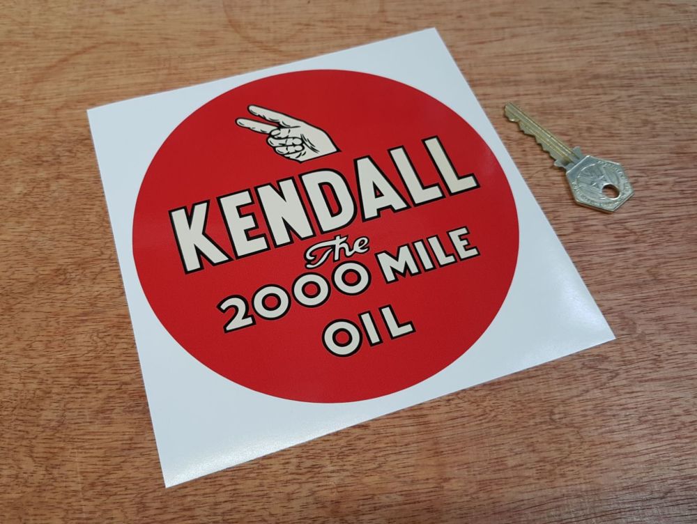 Kendall Oil Sticker - 3