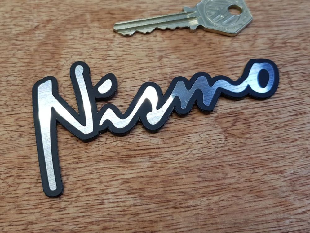 Nismo Script Self Adhesive Car Badge 4"