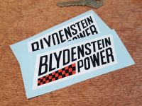 Blydenstein Power Slanted Stickers - 3.5" or 4" Pair