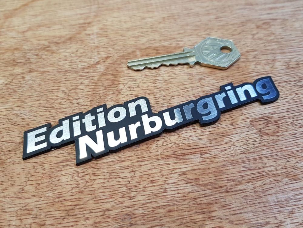 Nurburgring Edition Text Self Adhesive Badge 5"