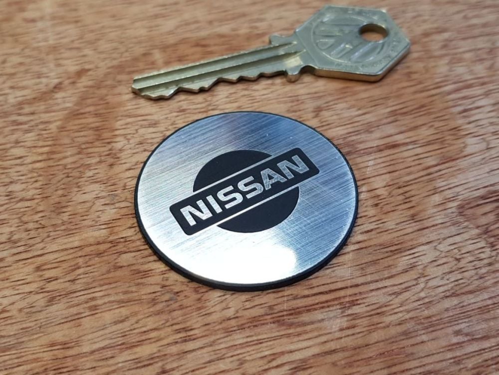 Nissan Circular Self Adhesive Car Badge - 14mm or 42mm