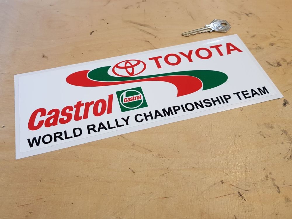 Toyota & Castrol World Rally Championship Sticker - 6