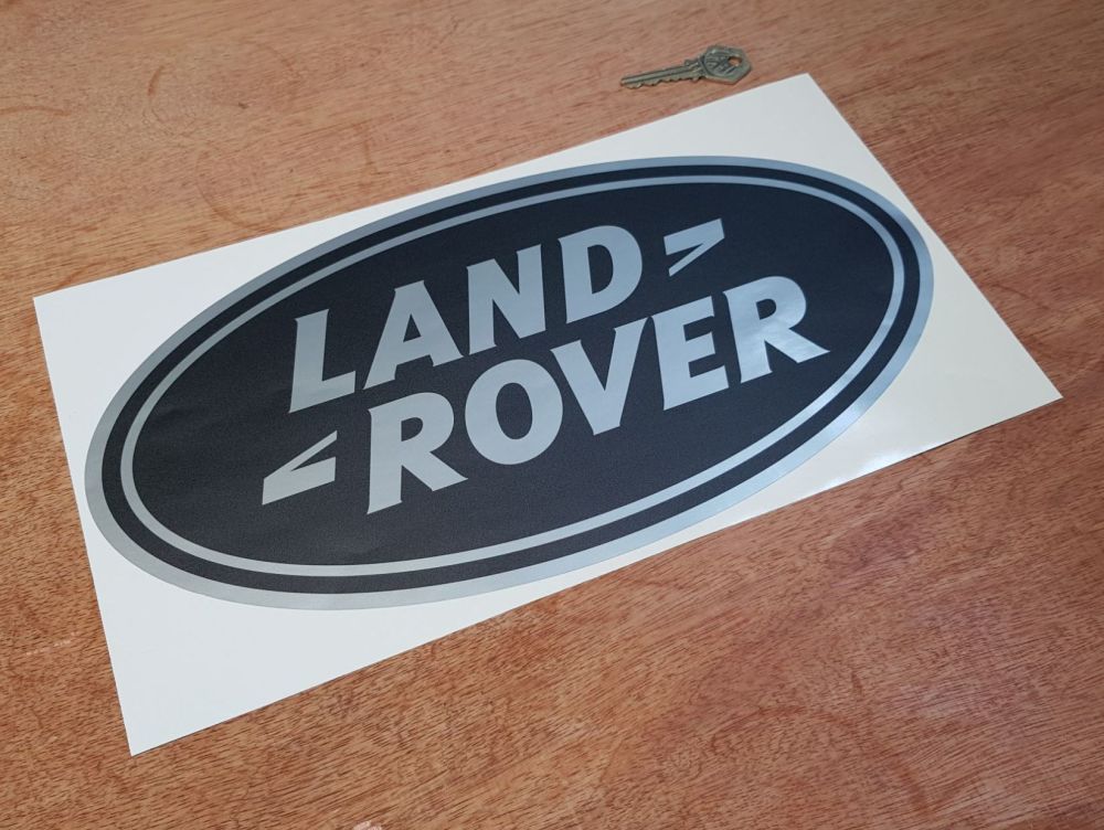 Land Rover Old Style Oval Sticker 14"