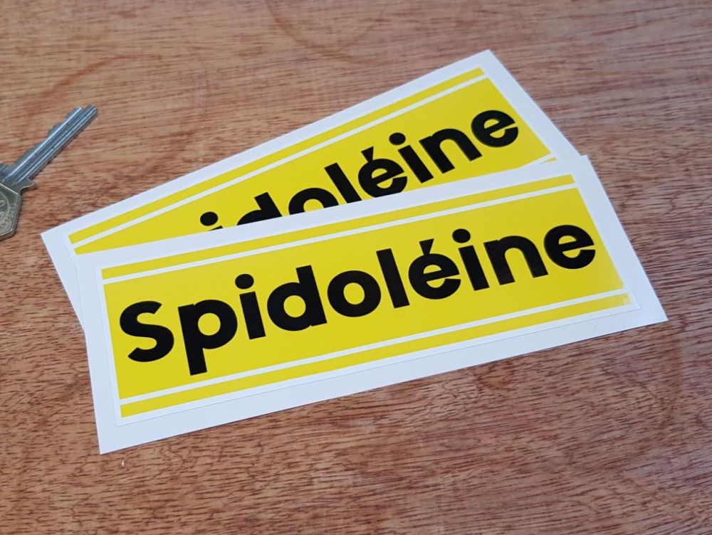 Spidoleine Oblong Stickers 6" Pair