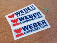 Weber Carburettors Stickers 6