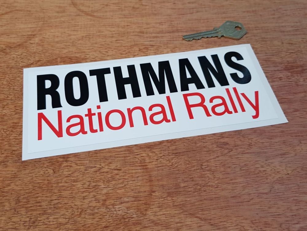Rothmans National Rally Sticker 8