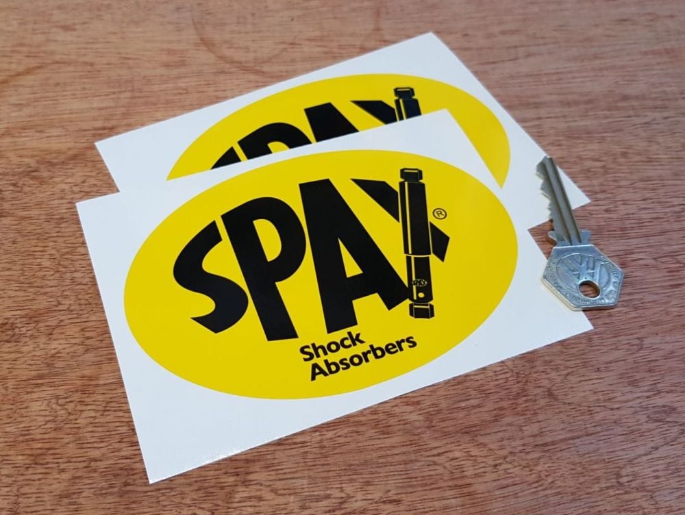 Spax Shock Absorbers Stickers 5" Pair