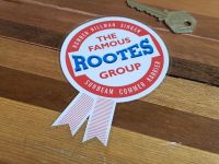 Rootes Group Rosette Window Sticker 4.5"