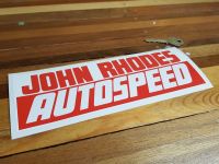 John Rhodes Autospeed Sticker 9"