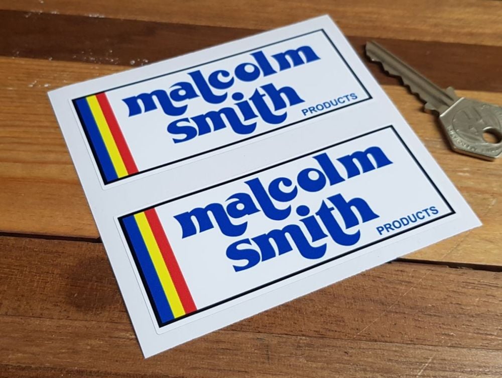 Malcolm Smith Products Oblong Stickers 4