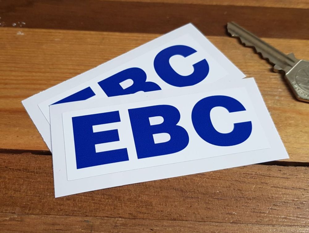EBC Oblong Stickers 3.25" Pair