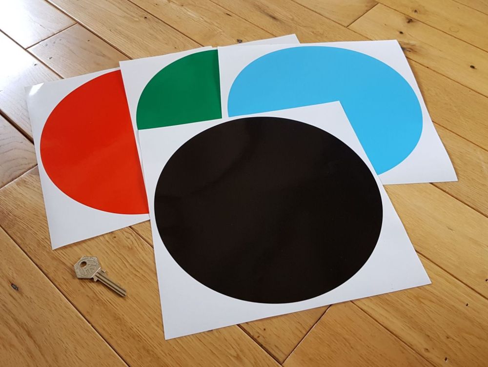 Racing Roundel Plain Circle - Various Colours - 10